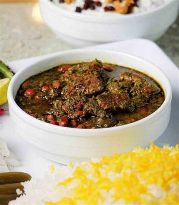  Ghormeh Sabzi: Một món hầm Iran cổ điển với hương vị của thảo mộc và vị chua nhẹ!